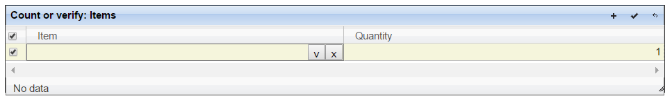 Count or verify