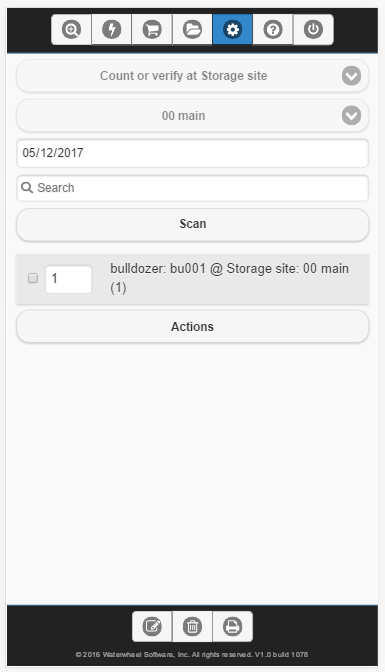 Count or verify mobile