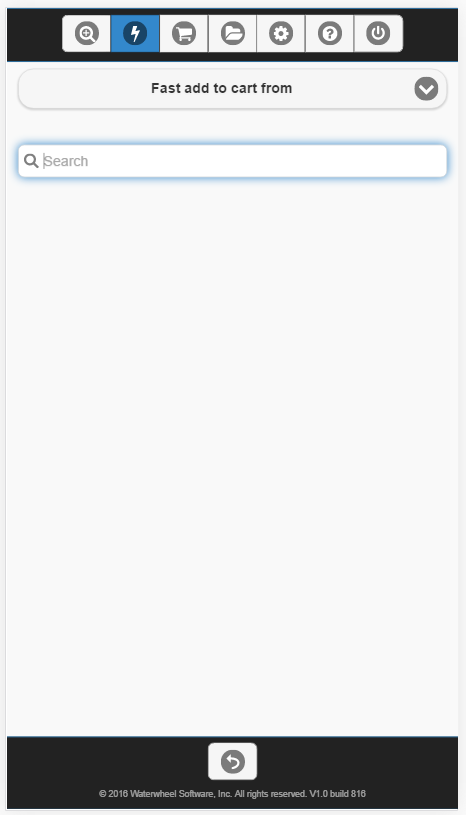 Mobile fast add