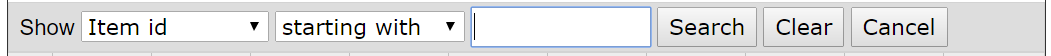 Details grid quick search